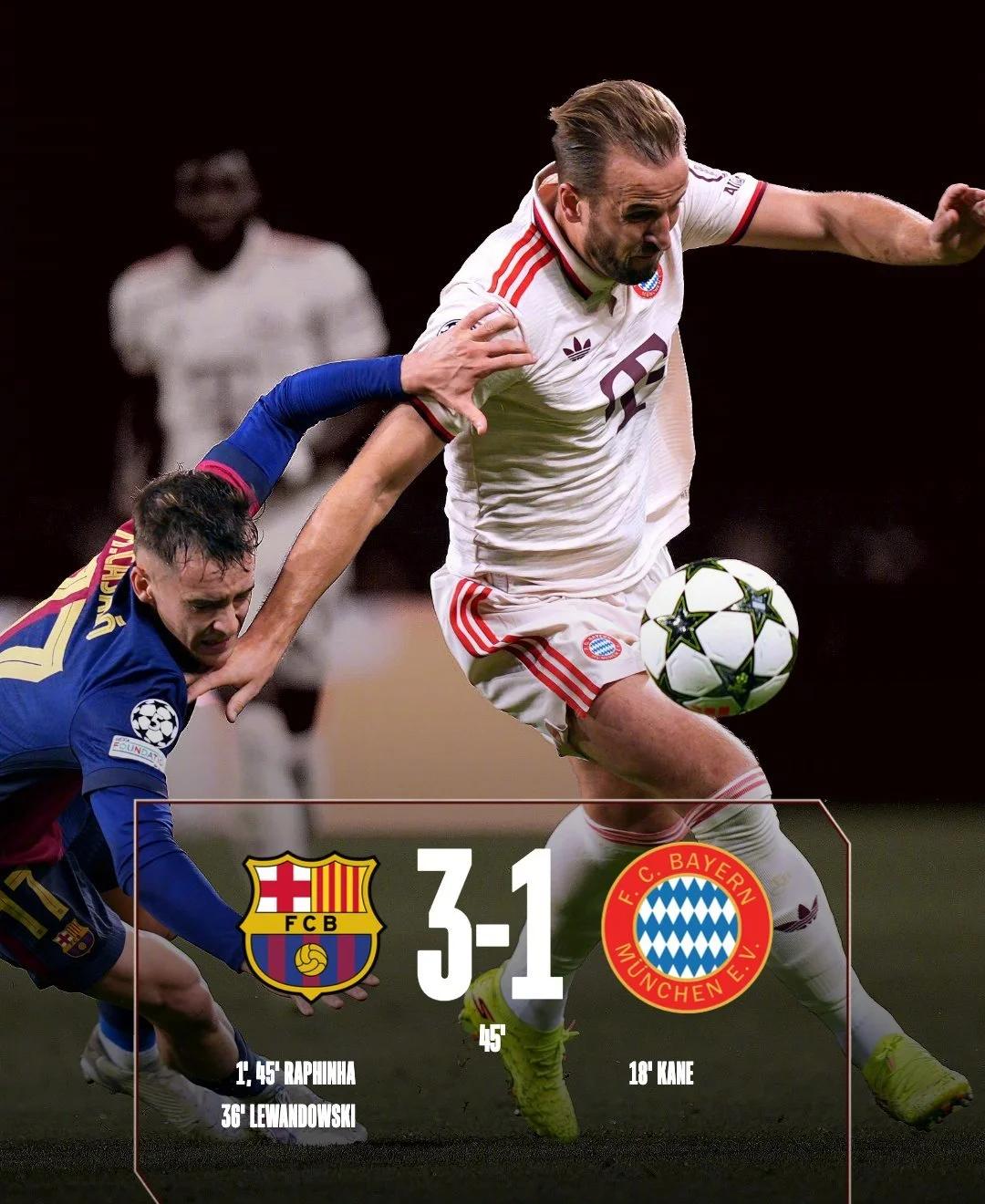 开云体育中国官网-巴萨对阵拜仁，名将齐聚场上